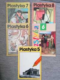 Stare podręczniki szkolne do plastyki kl 5-8 wyd 94-98