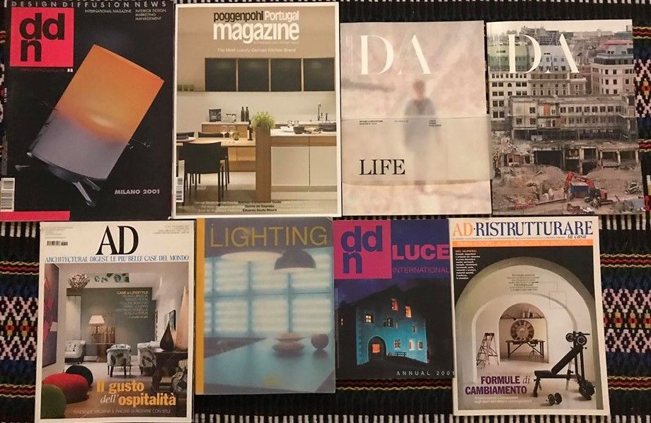 Lote 14 Livros Importados-Arquitectura/interiores/decoração/iluminação