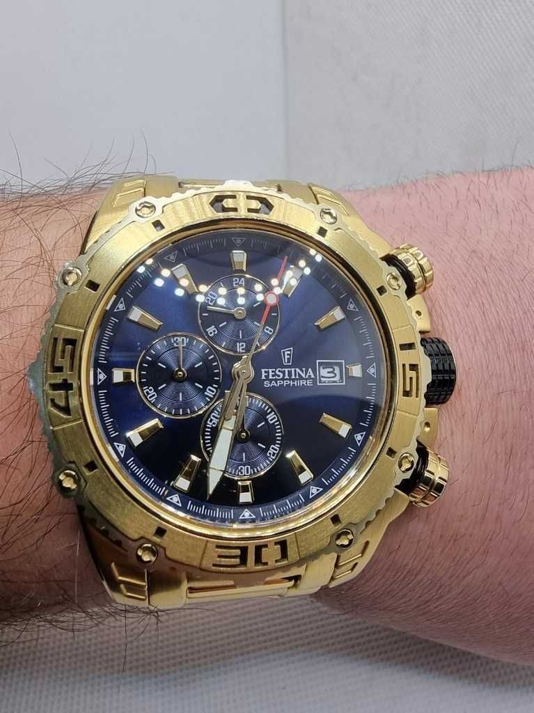 Zegarek Festina Prestige Gold Sapphire F20492/2