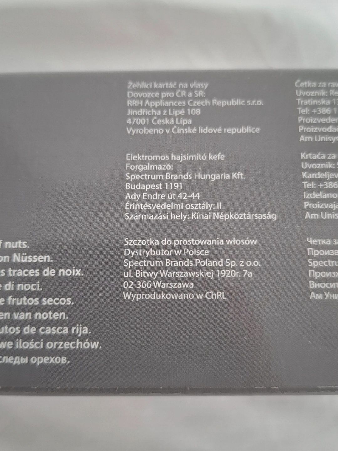 Szczotka prostującą włosy NOWA