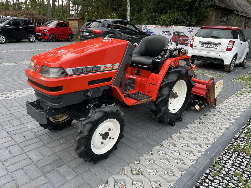 Minitraktorek Japoński Yanmar KE-3 - glebogryzarka - 4x4 - transport