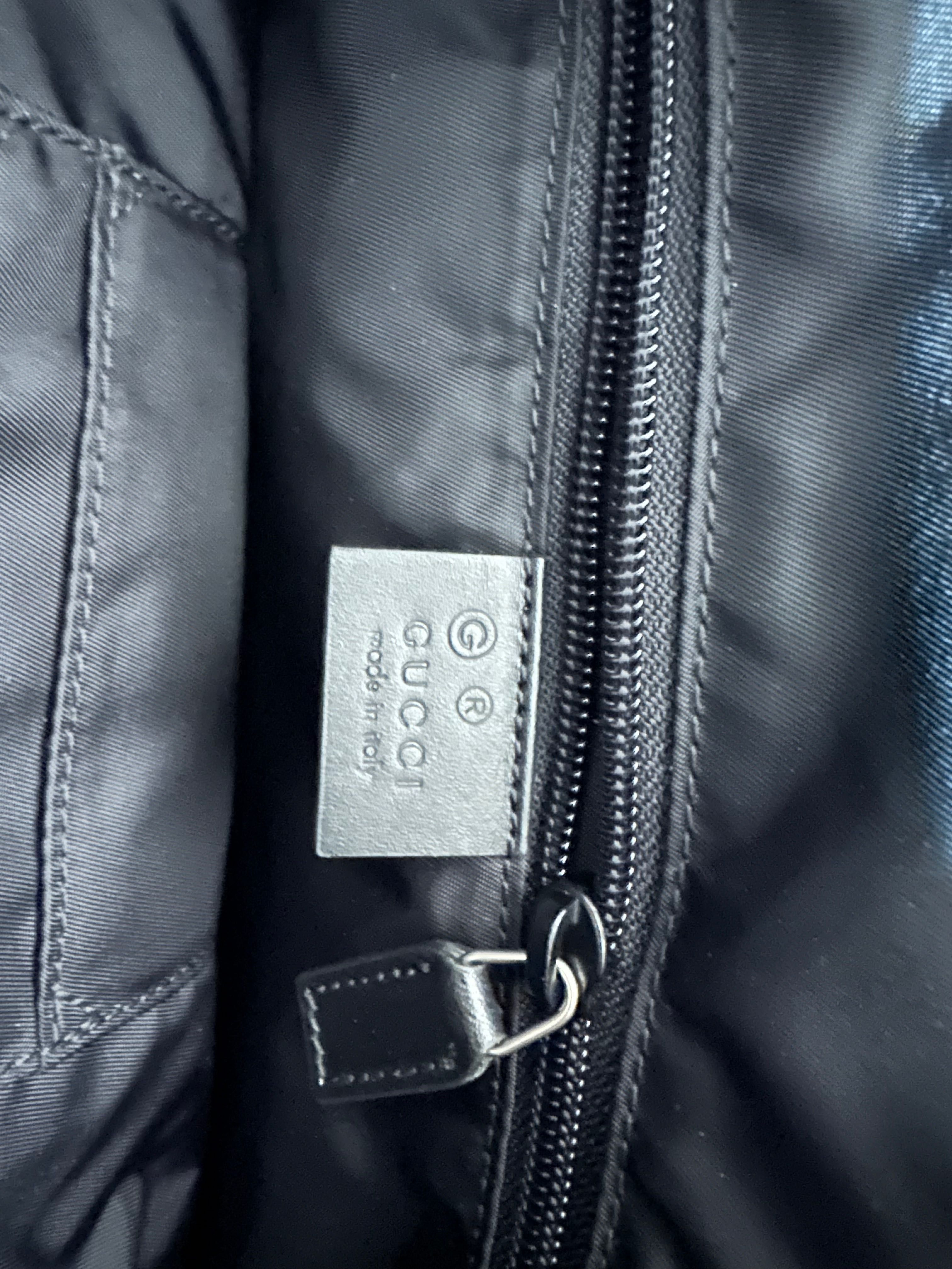 Сумка чоловіча GUCCI Gucci Black Canvas Web Techno Messenger Bag