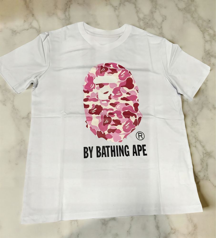Мужская футболка  BAPE A Bathing APE  Baby Milo унисекс Бейп New Model