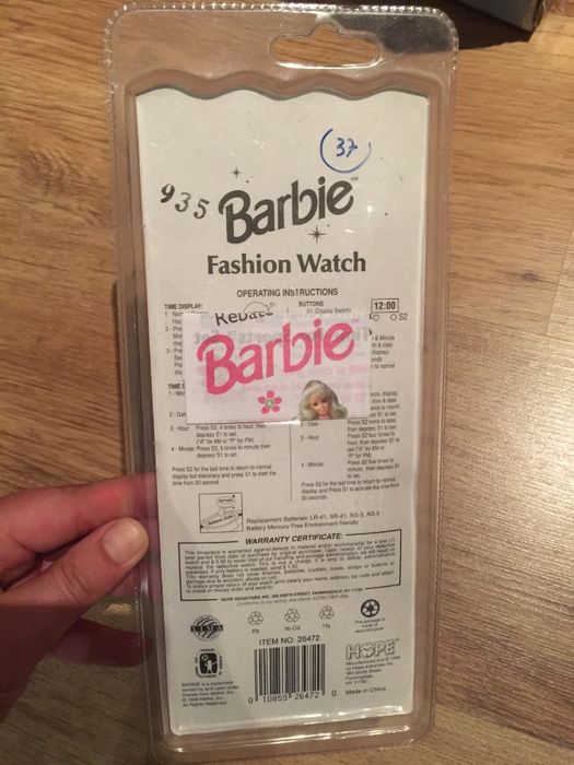Relógio Barbie - embalado