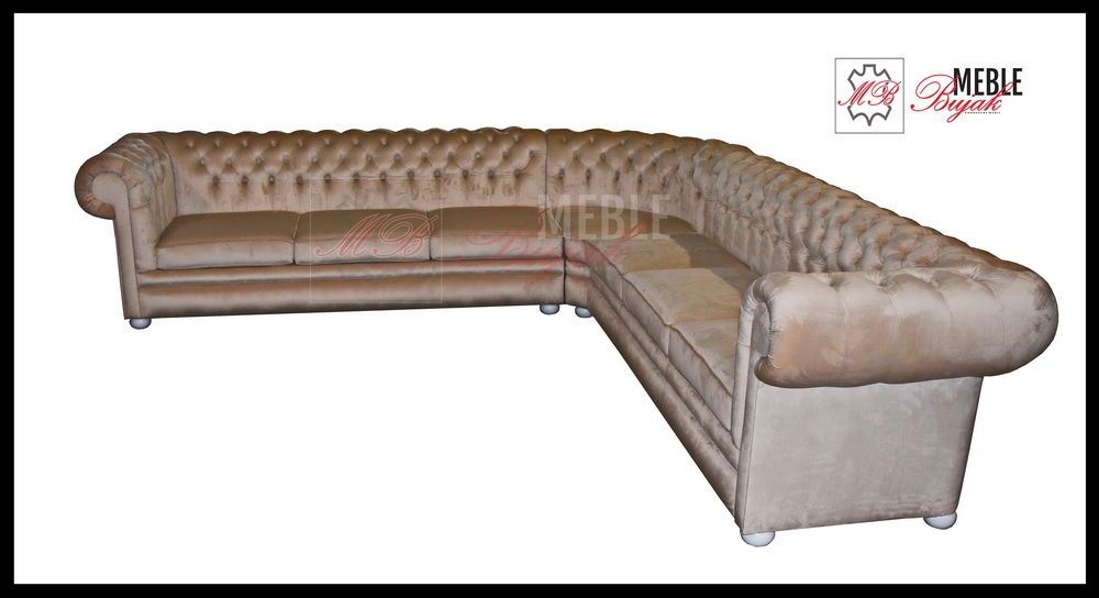 Narożnik pikowany Chesterfield Classic Mark - PRODUCENT / KOLOR