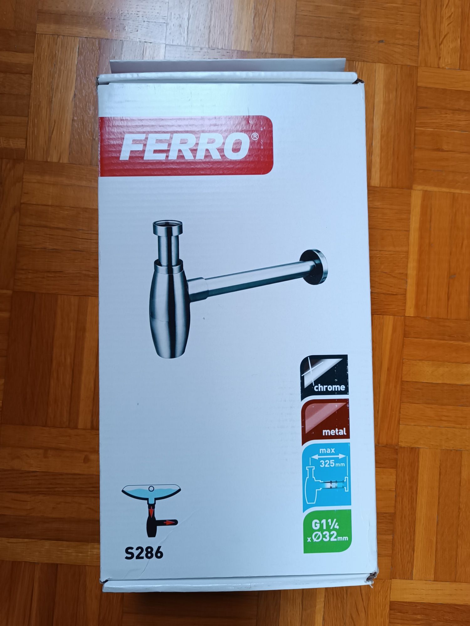 Syfon butelkowy Ferro oval s286