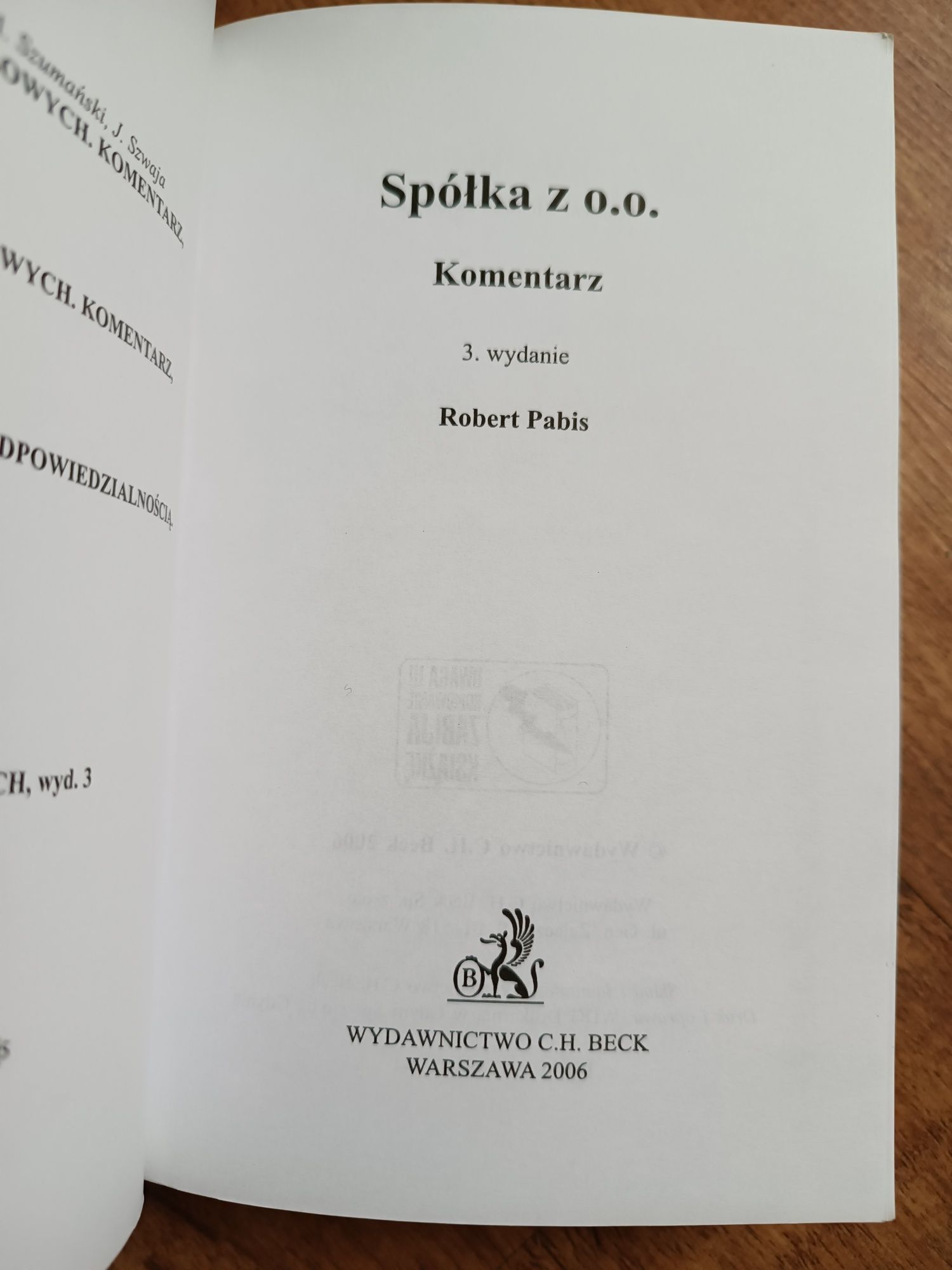 Spółka z o.o. Robert Pabis