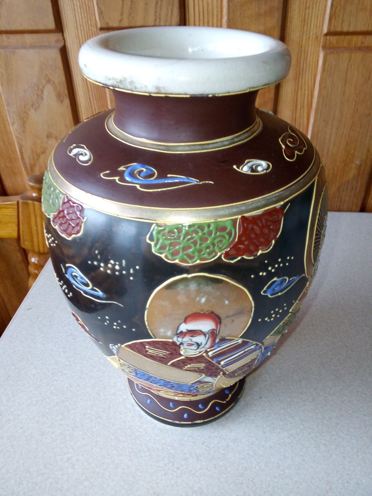 Stary wazon satsuma porcelana japońska