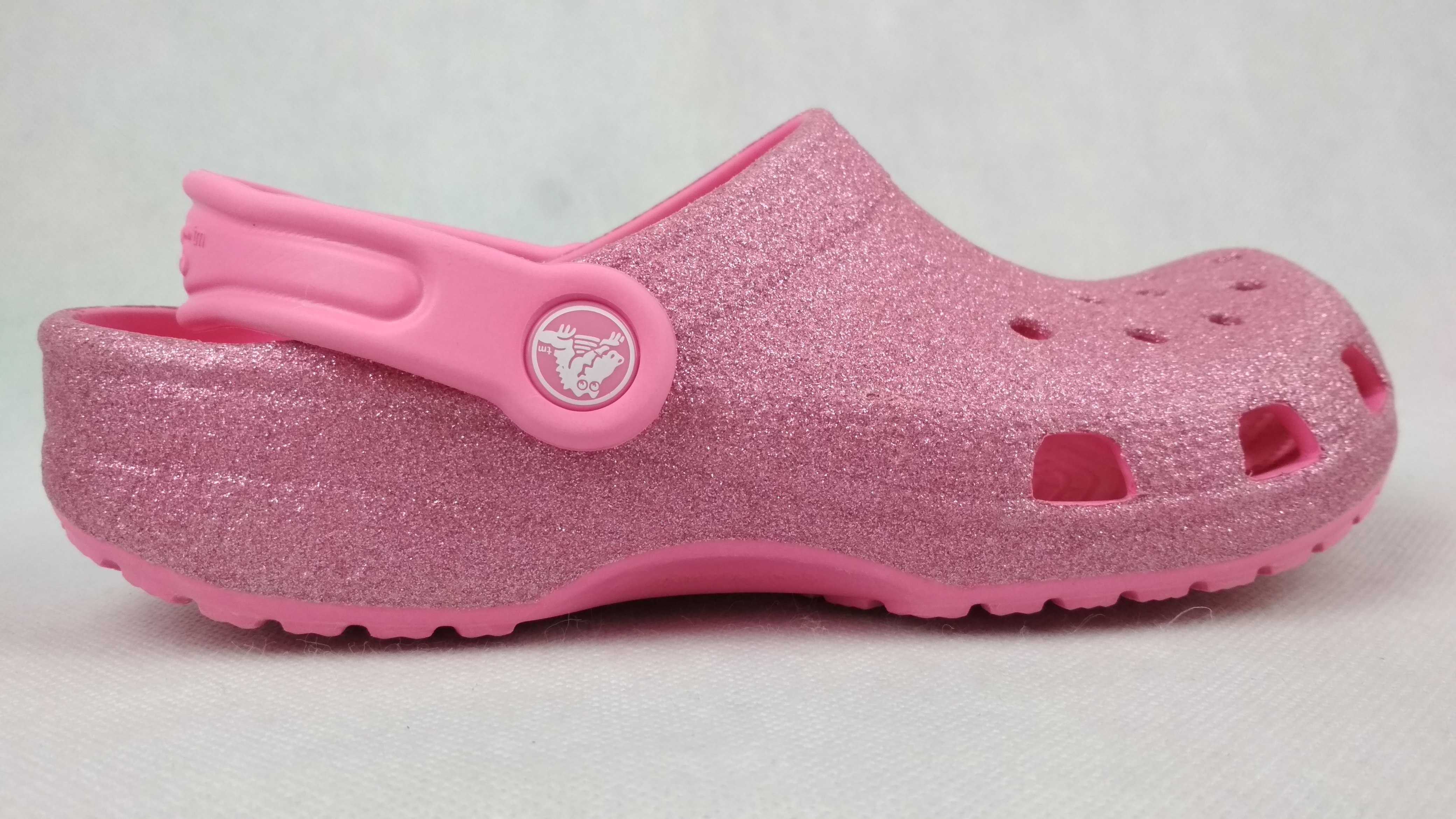 CROCS Glitter Clog Klapki Sandały Chodaki Roz. 34