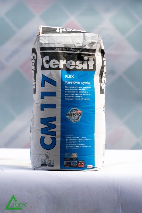 Клей для плитки Ceresit СМ 117 25кг