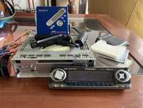 Sony Mini Disc + Pioneer + akcesoria