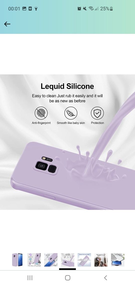 Capa Silicone Samsung Galaxy S9