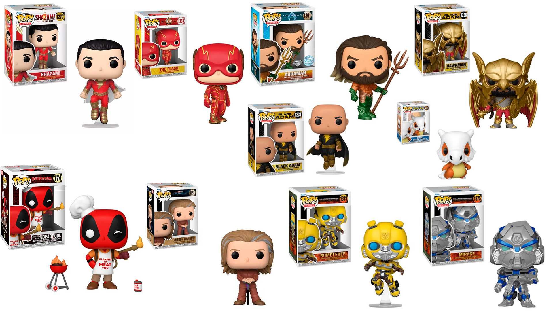Funko Pops - Marvel/DC/Pokemon