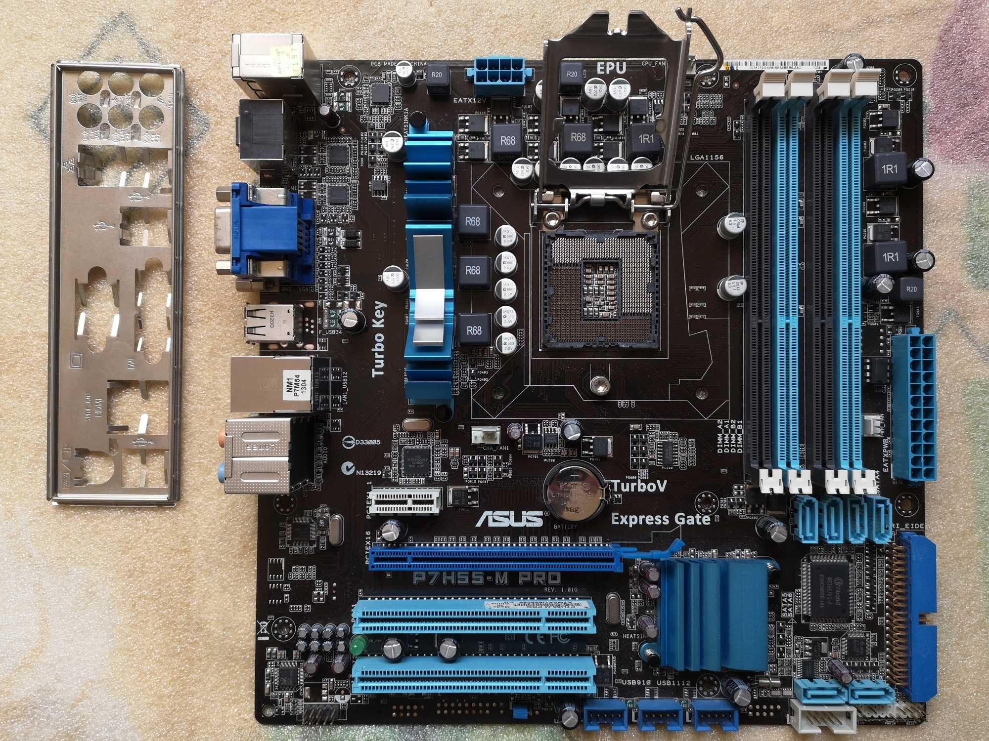 Материнська плата Socket 1156 Asus P7H55-M PRO