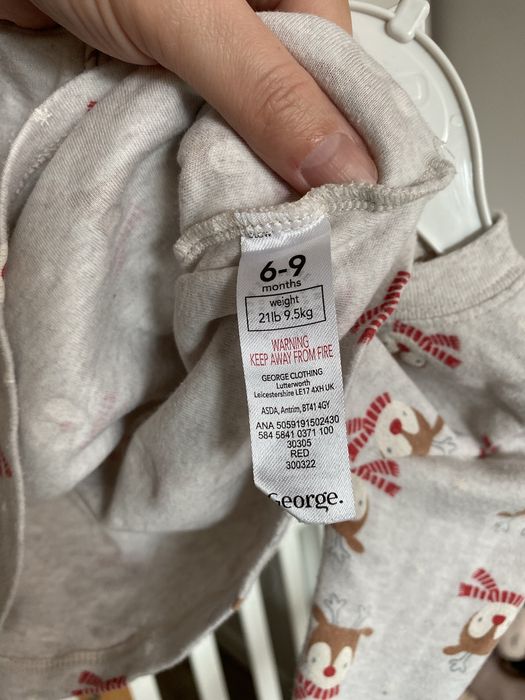 Новорічний світшот з оленями дитячий 74 розмір