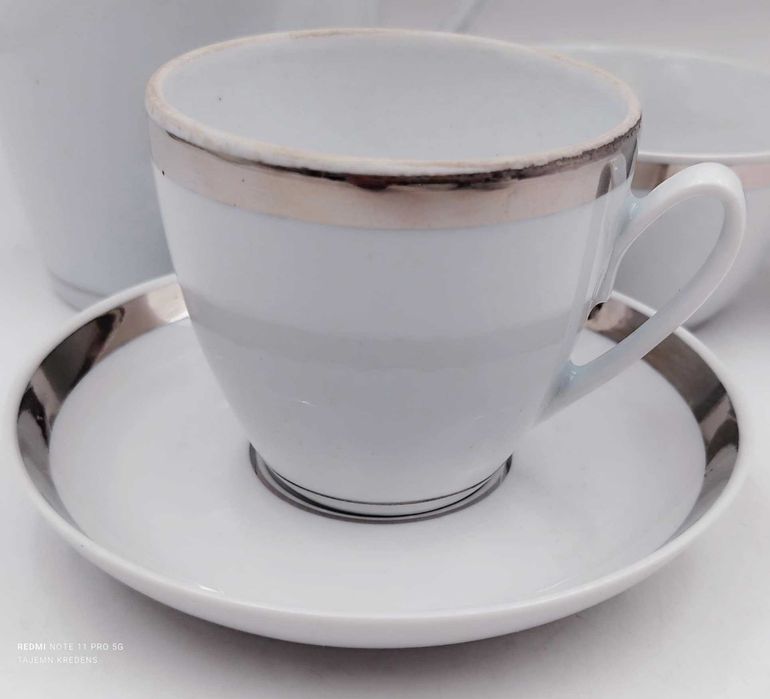 Serwis kawowy Aldona Chodzież platyna 180ml