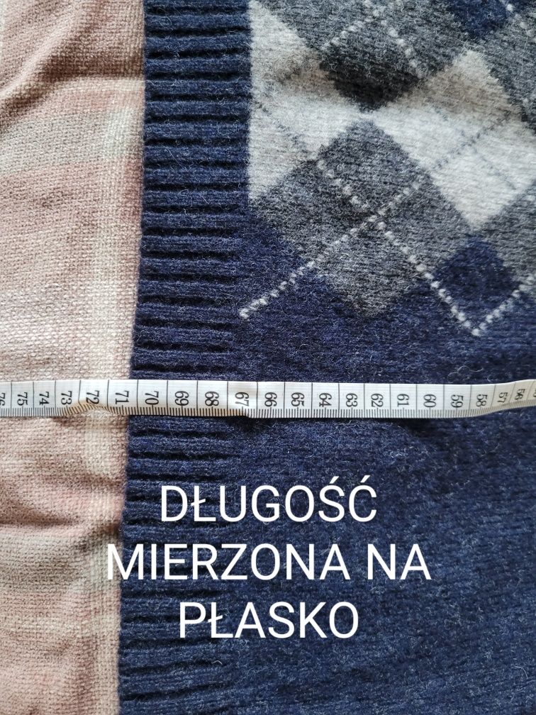 Wełniany sweter - 100% wełna lambswool rozmiar M