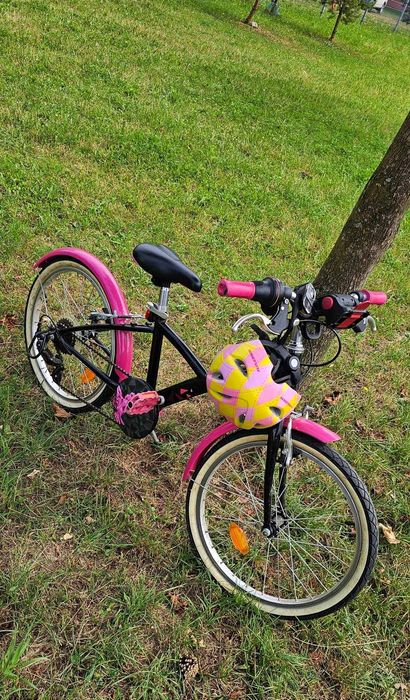 Różowy rowerek dla dziecka