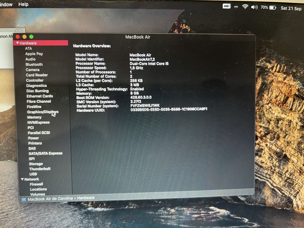 MacBook Air 13-ich 2017