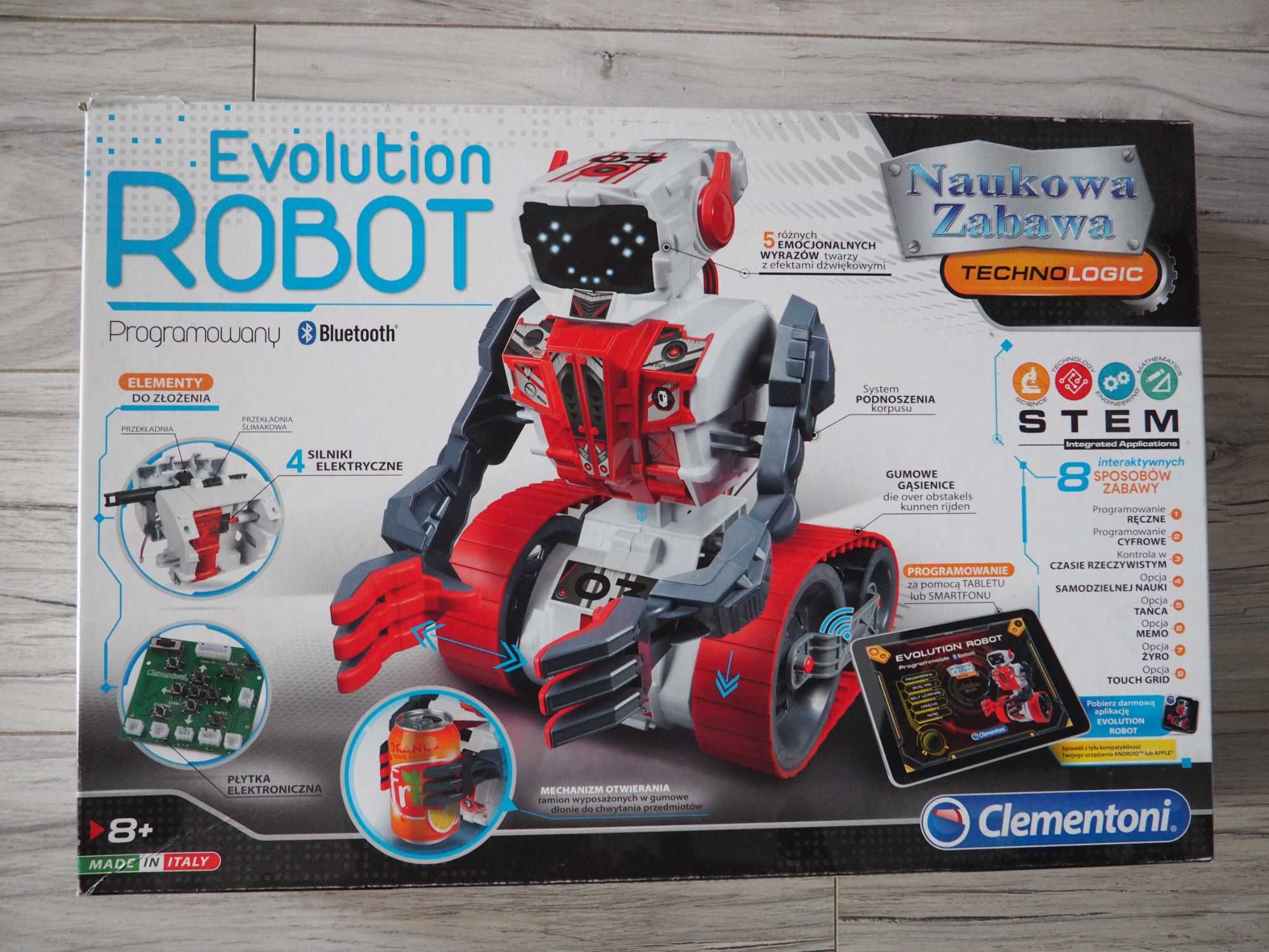 Clementoni zabawka naukowa evolution robot