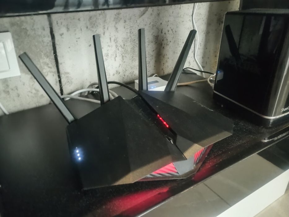 Router ASUS RT-AX82U V2 jak nowy gwar do 9.09.2027 komplet