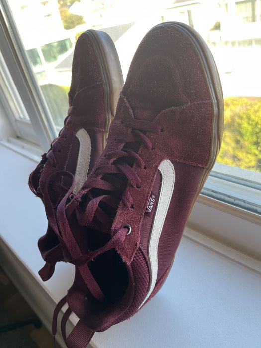 Ténis camurça VANS bordeaux