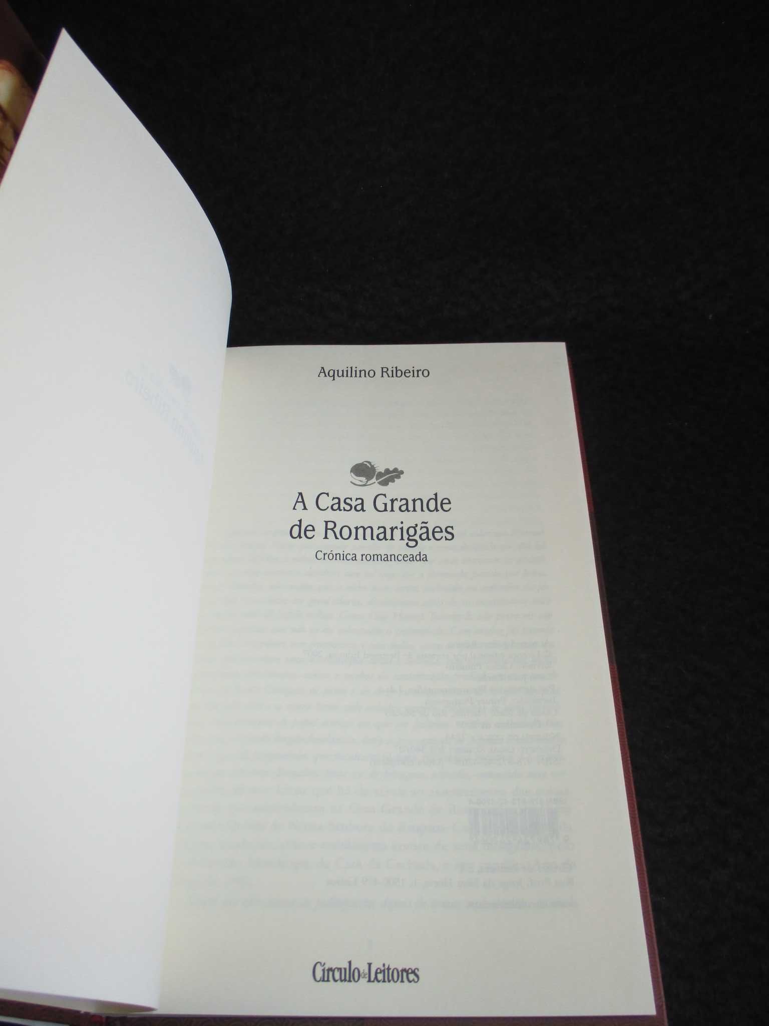 Livros Colecção Romances Completos Aquilino Ribeiro