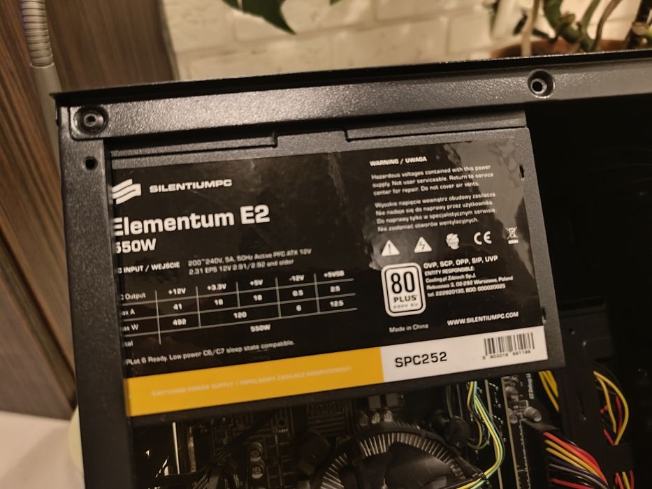 Komputer gamingowy i5-10400F, GTX 1650, 16GB RAM, dysk SSD NVMe