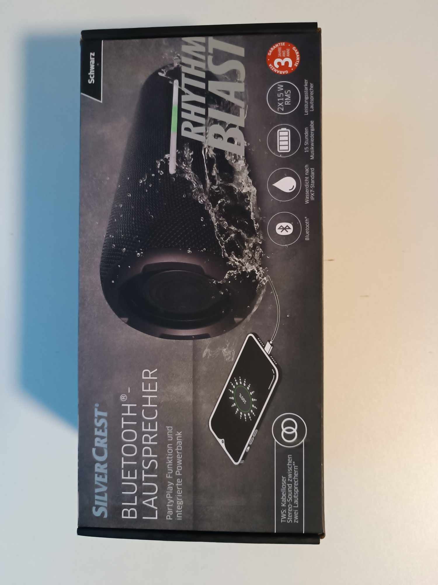 Nowy głośnik bluetooth Silvercrest