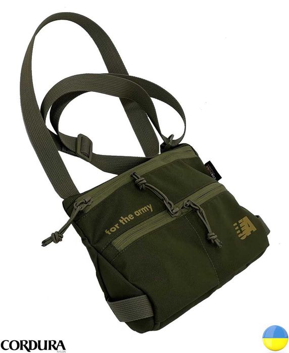 Тактична сумка олива 27×18×4 см, Cordura, YKK-Power in Motion