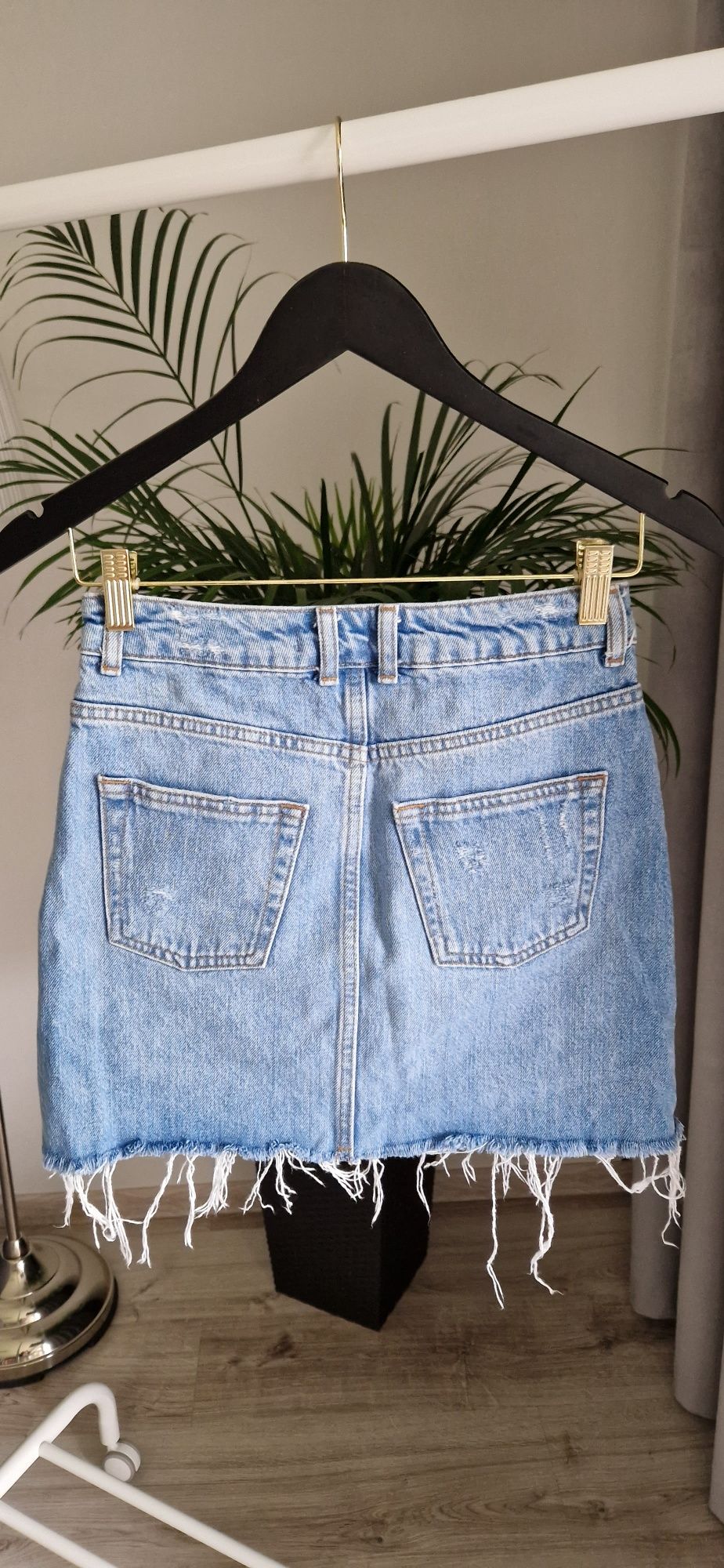 Krótka spódnica jeansowa Topshop rozmiar S
