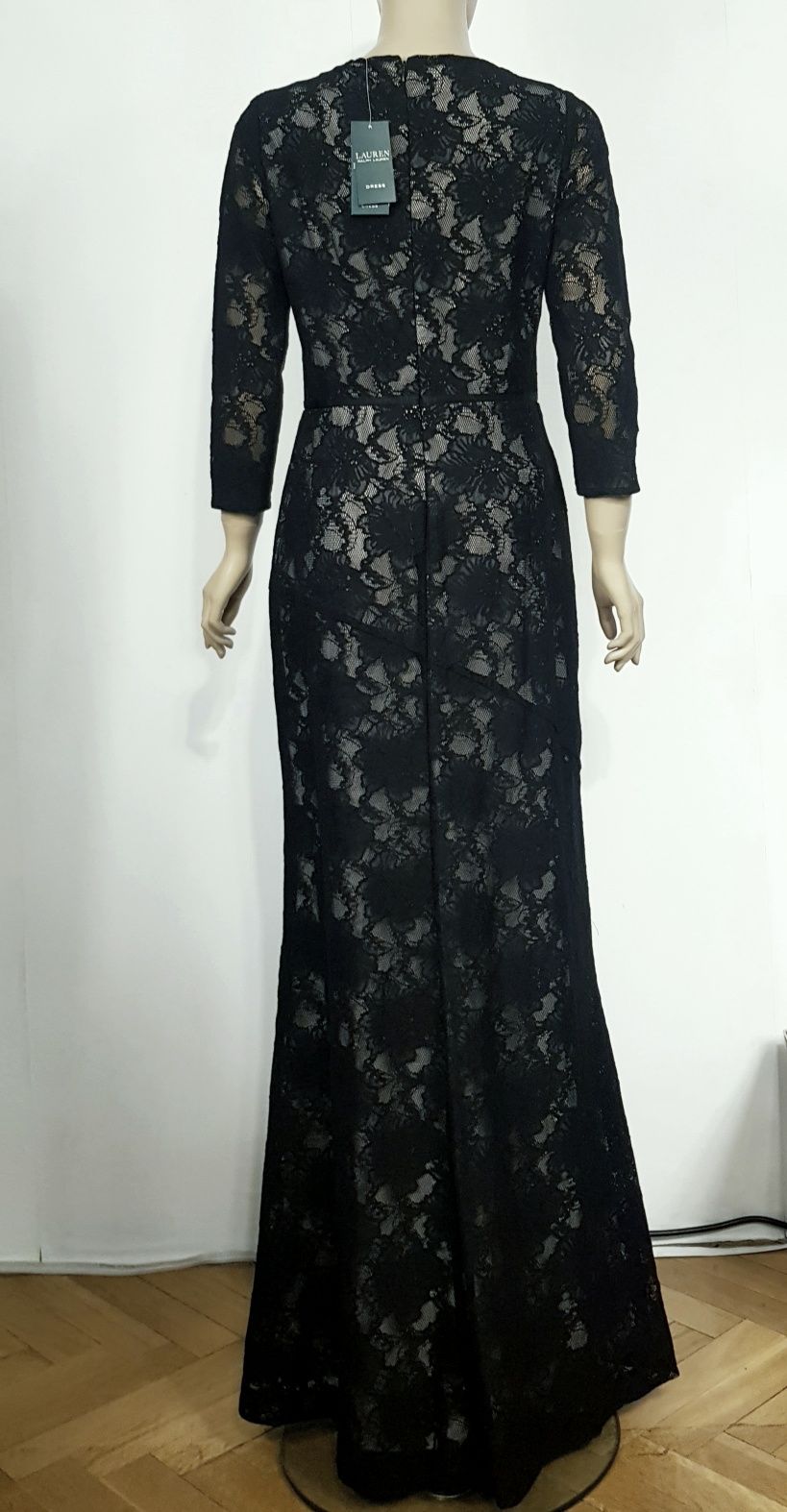 Lauren Ralph Lauren Jerri W Trim nowa damska sukienka rozmiar S