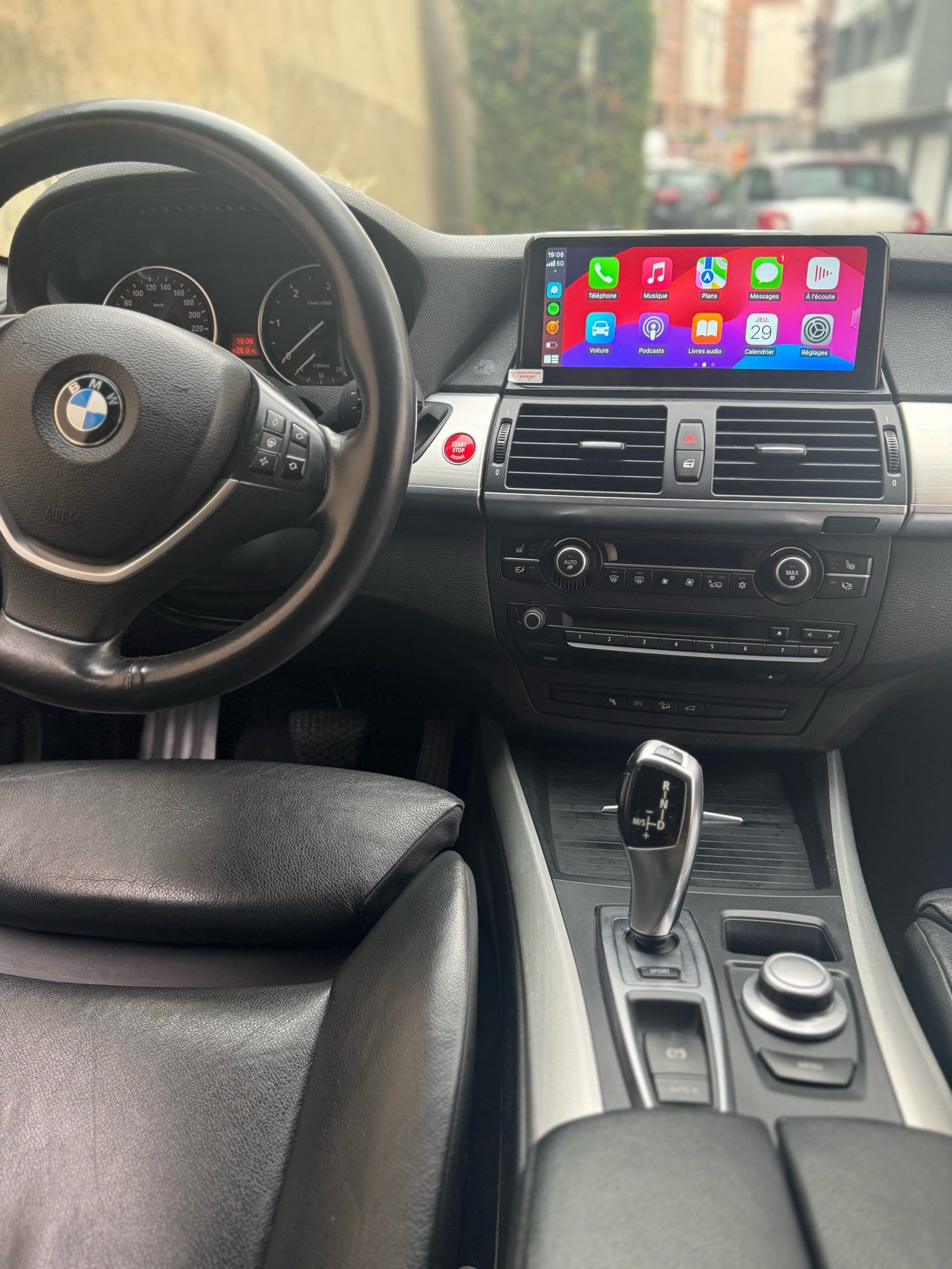 Rádio 10,25" android 4/64GB BMW x5 x6 e70 e71 CARPLAY 8Core GPS 4G