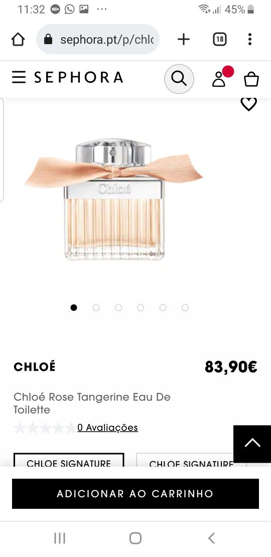 Chloe Rose tangerine 50 mll