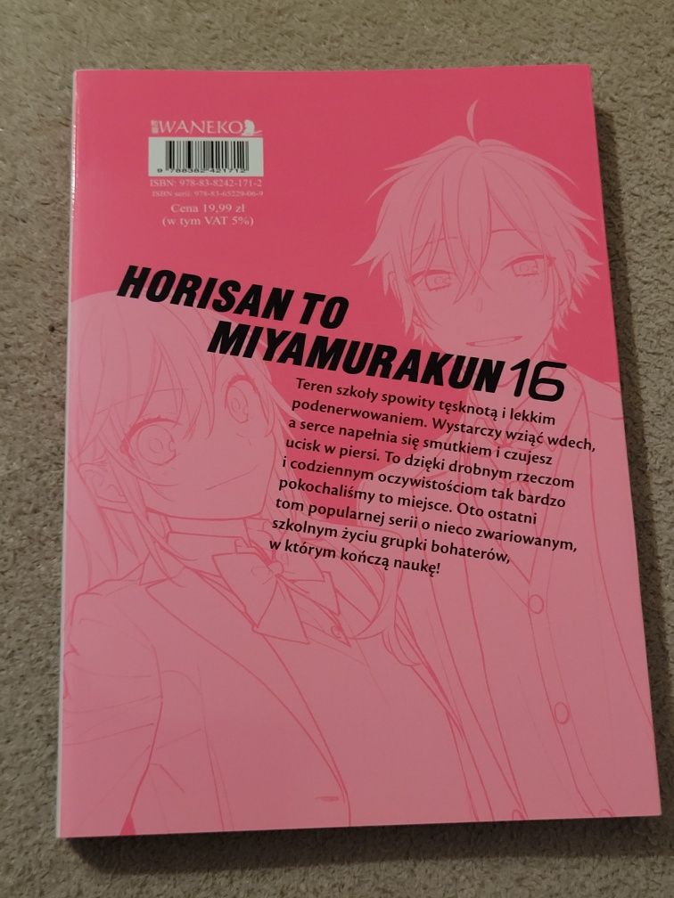 Horimiya Tom 16 anime manga mangi waneko cute