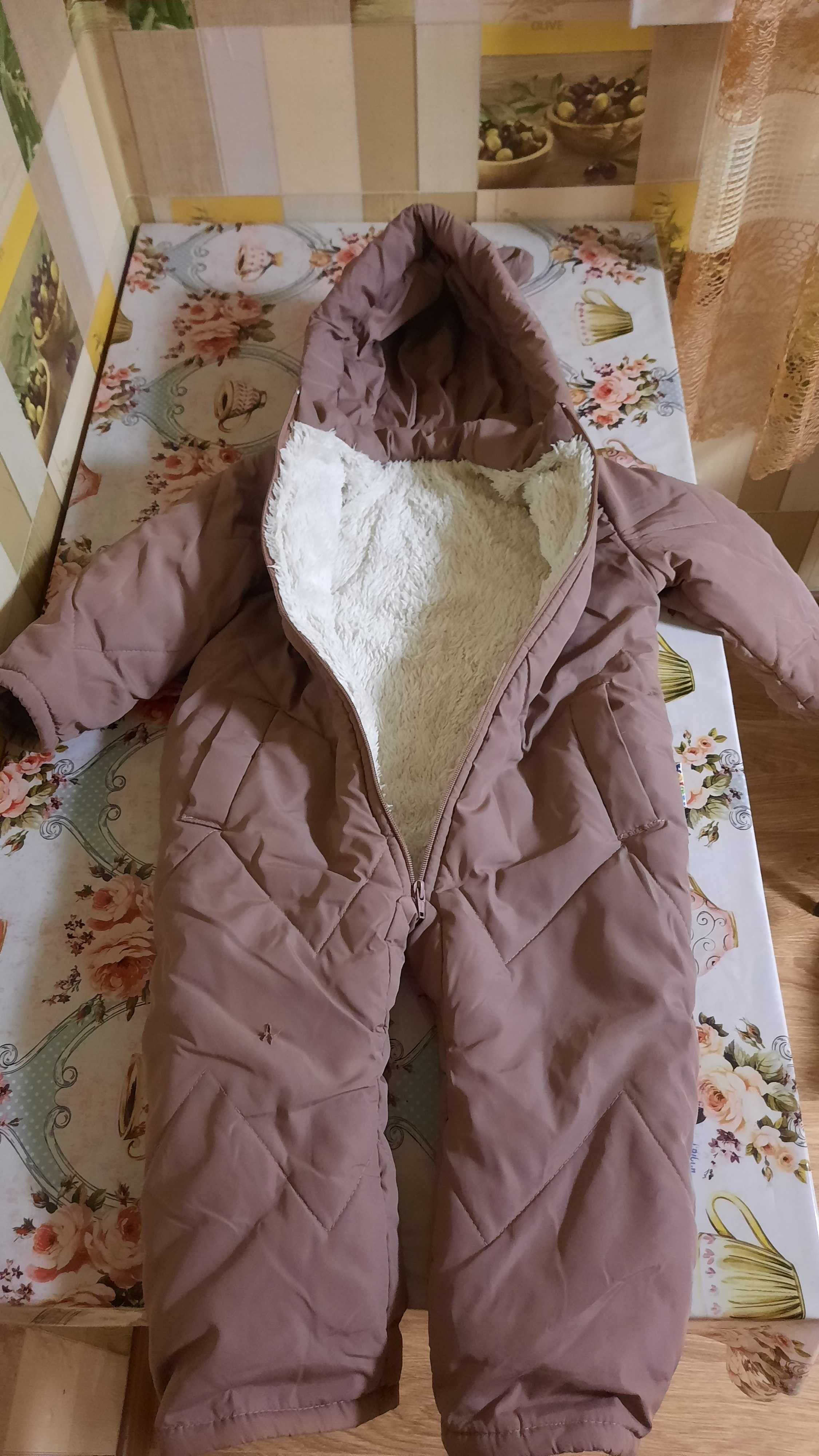 Комбінезон зимовий, дитячий, розмір 98