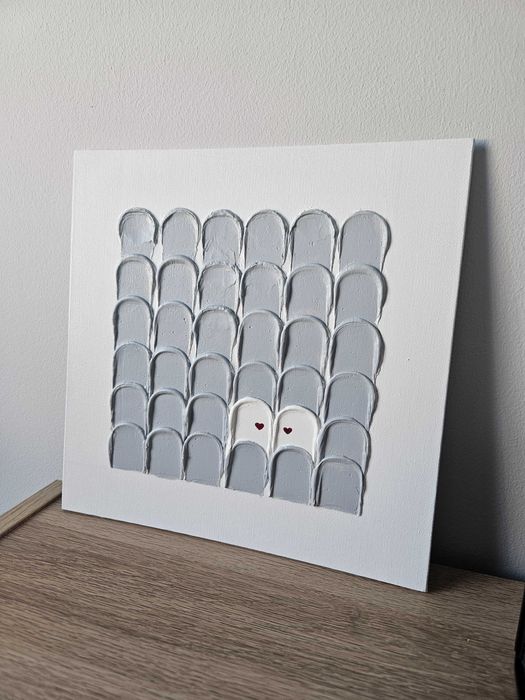 Obraz na płótnie - handmade "Found in a crowd"