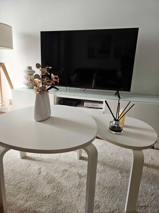 Mesas de centro brancas do ikea