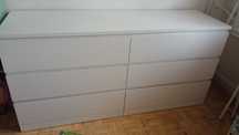 Komoda Ikea Malm 6 szuflad