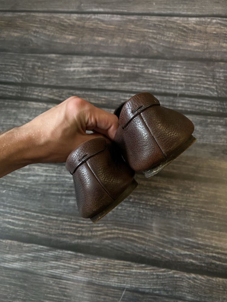 Zegna шкіряні туфлі макасини