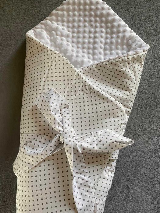 Rożek - becik niemowlęcy dwustronny Minky