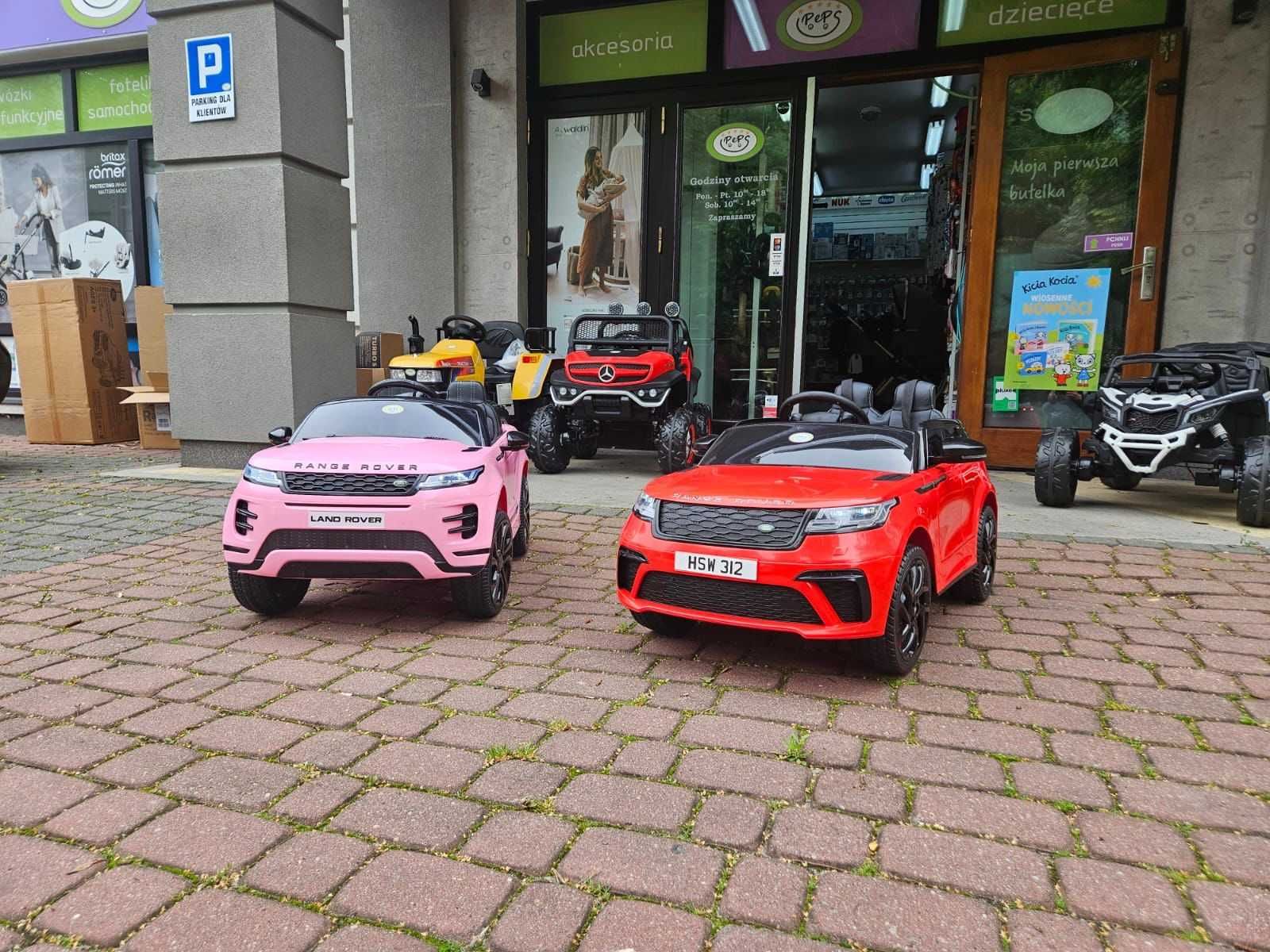 Range Rover Evoque na akumulator dla dzieci  SUV + Pilot