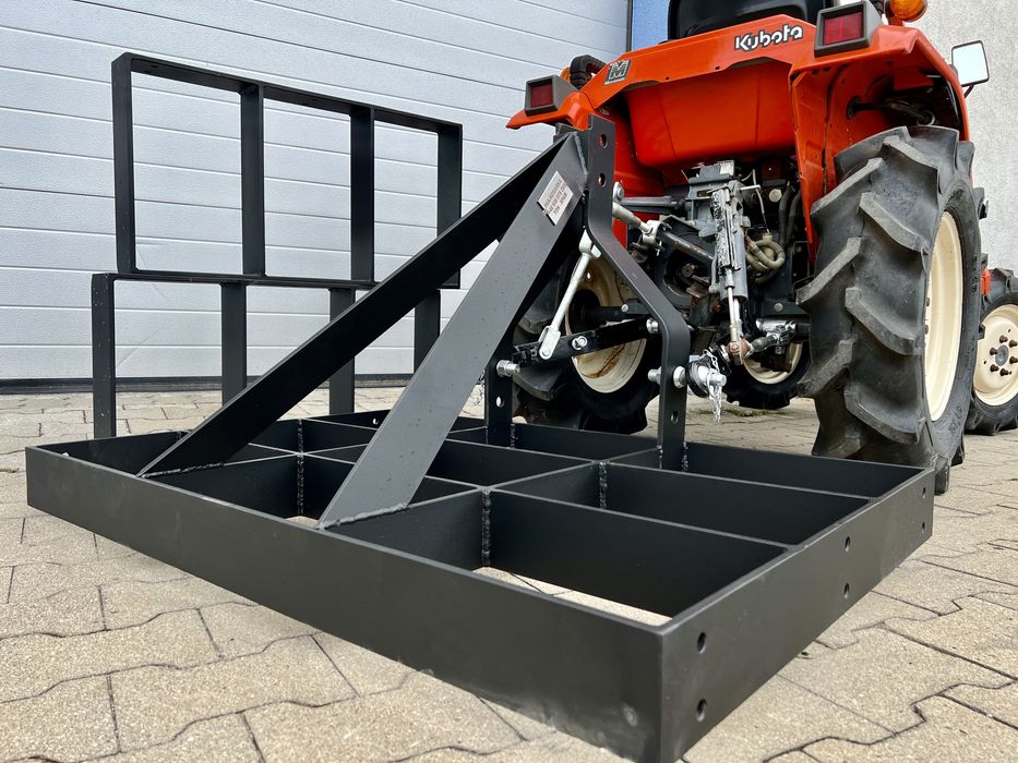 Niwelator z dokładkami zmienna szerokość 204 kat 1 kat 2 mini traktor