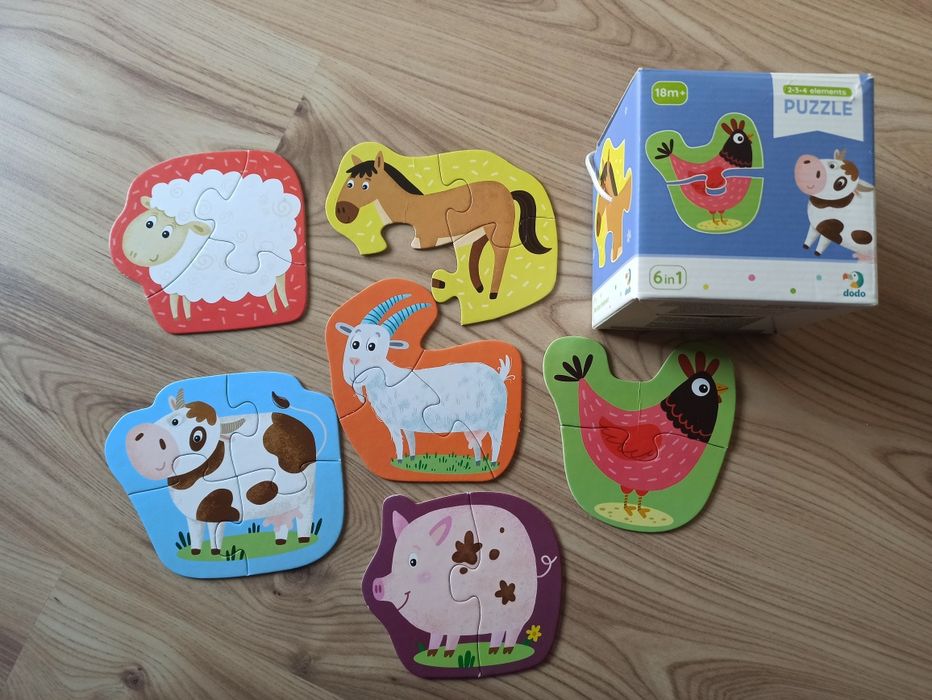 Puzzle zwierzęta hodowlane