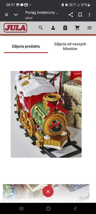 Ogromny pociąg pod choinkę