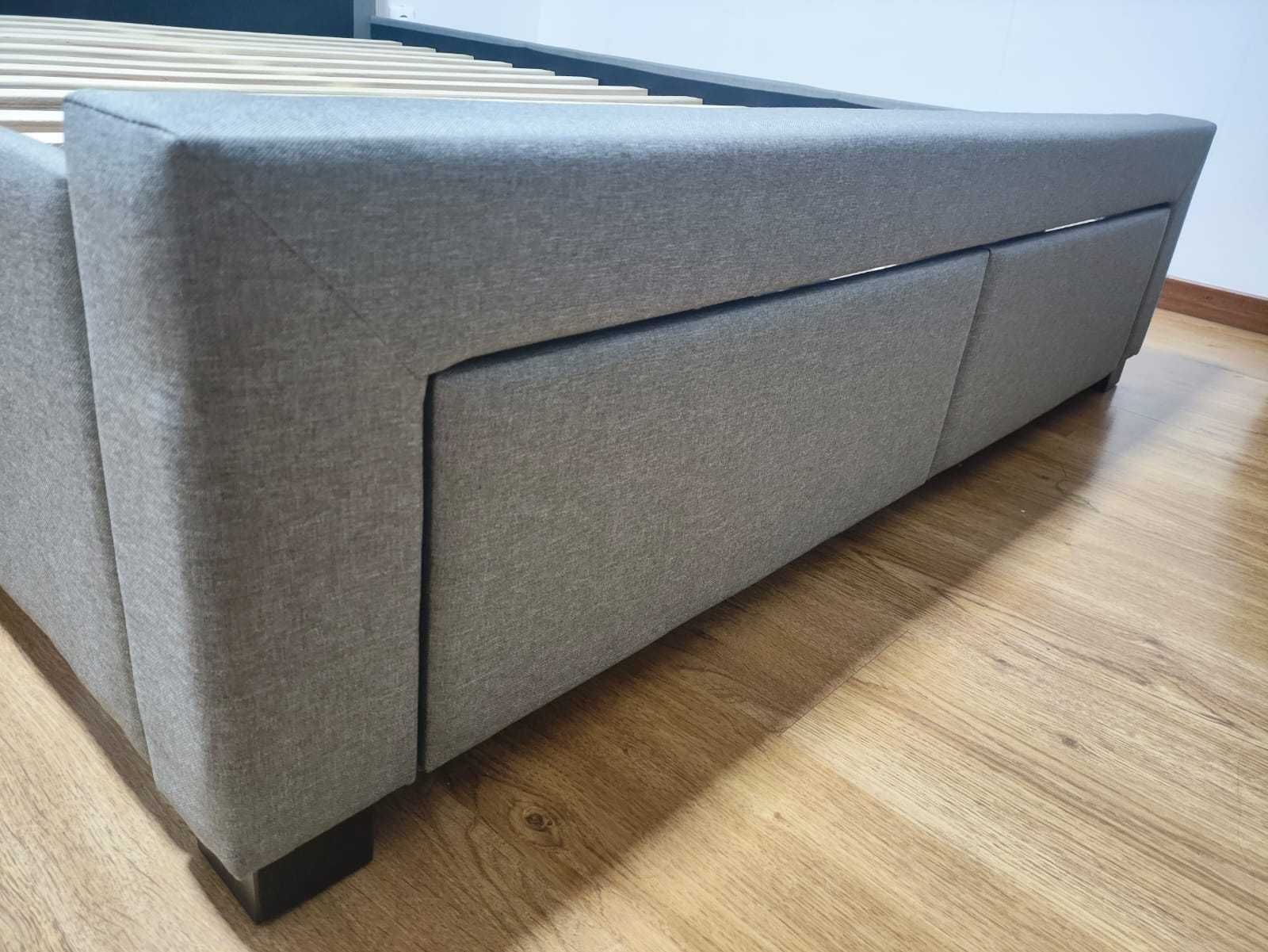 Cama de casal BIA com 4 gavetas