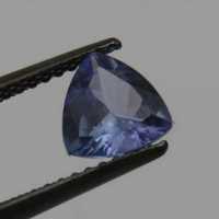 TANZANITE stone of 0.919ct Violet Blue with GEMLAB Certificate