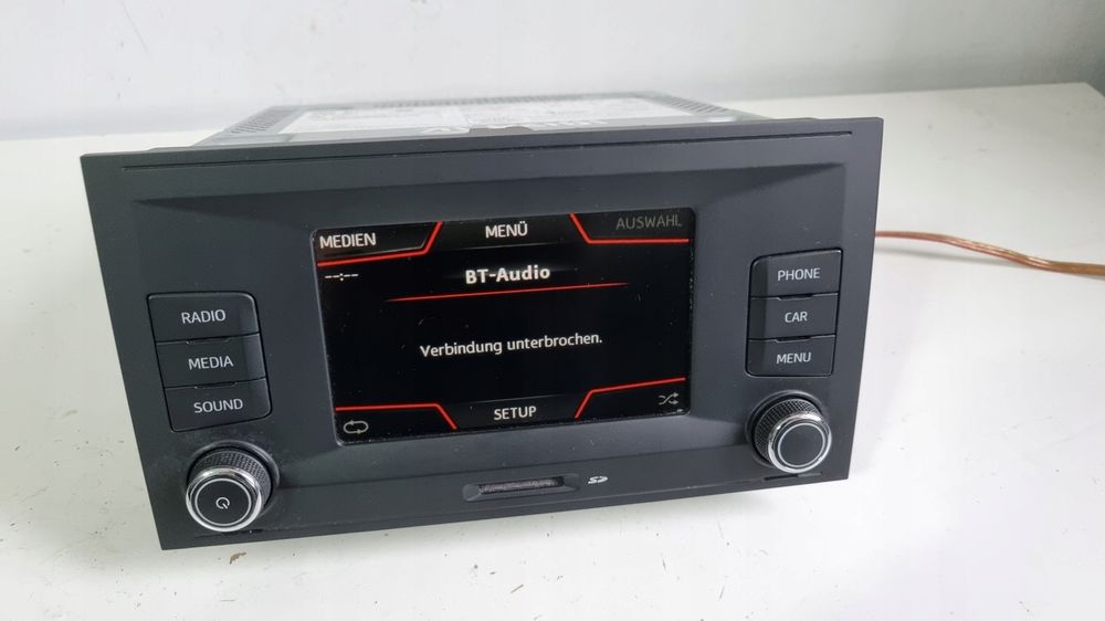 Radio cd mp3 seat ibiza iv 5f0035871 leon III 5f toledo PL