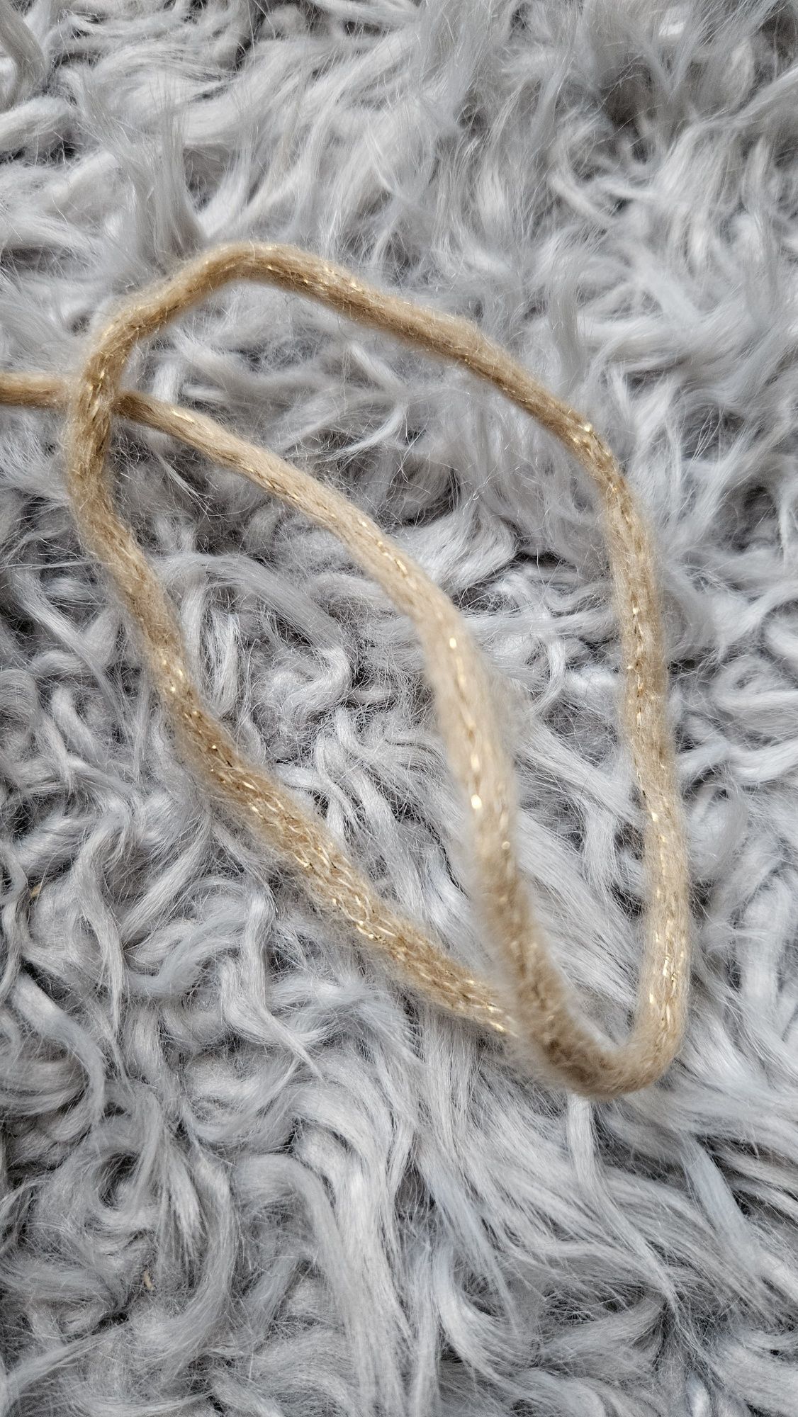 Rico Design Glitz antracyt, beż włóczka motki prawie 300g
