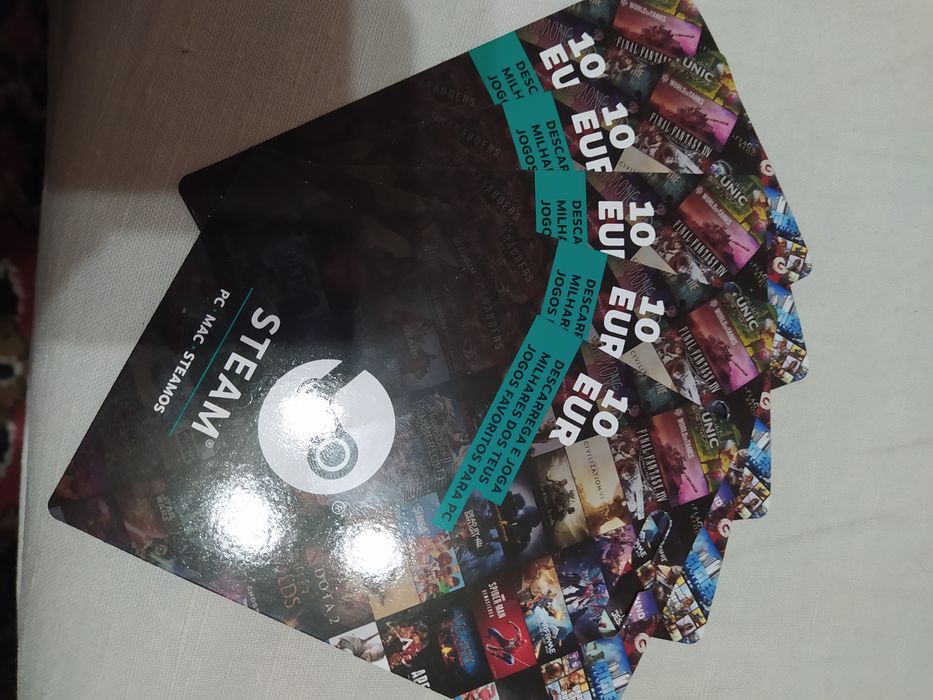 Ігрові карти Steam 10 евро